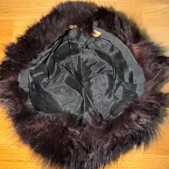 Vintage Harold Rubin Furs New York Fur Hat Black Russian Style - Picture 8 of 15
